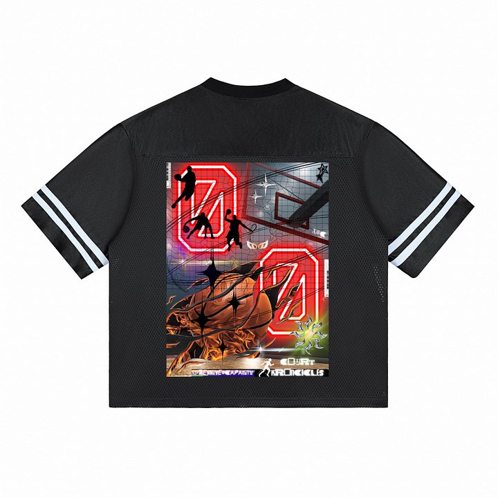 Y2K AND-1 THEY PLAYIN BASKETBALL JERSEY BLACK (FRONT & BACK DESIGN)-CLICK PICK) product image (2)