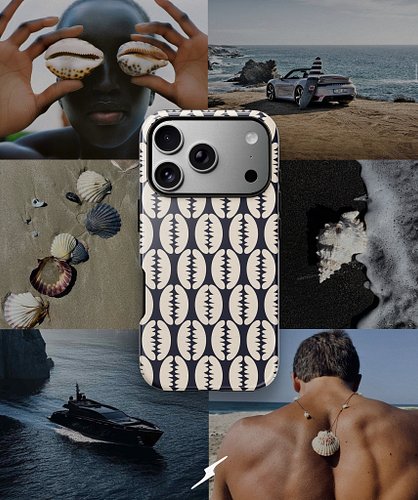 if your summer doesn't look like this... at least your phone can.🐚✨

the Cowrie Shells – iPhone Case was made for salty skin,...