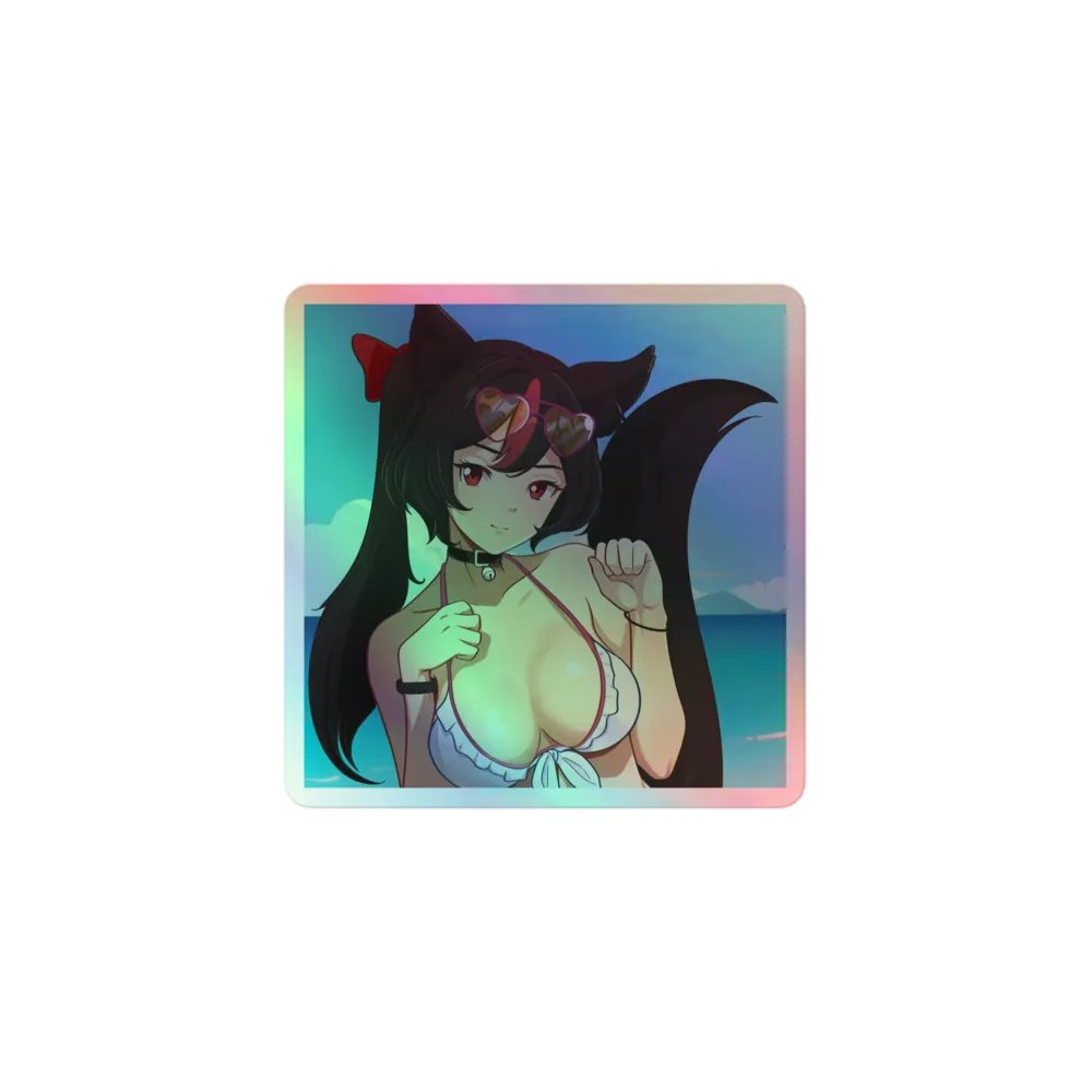 Sun-Kissed Kitsune Holographic Sticker Set product image (1)