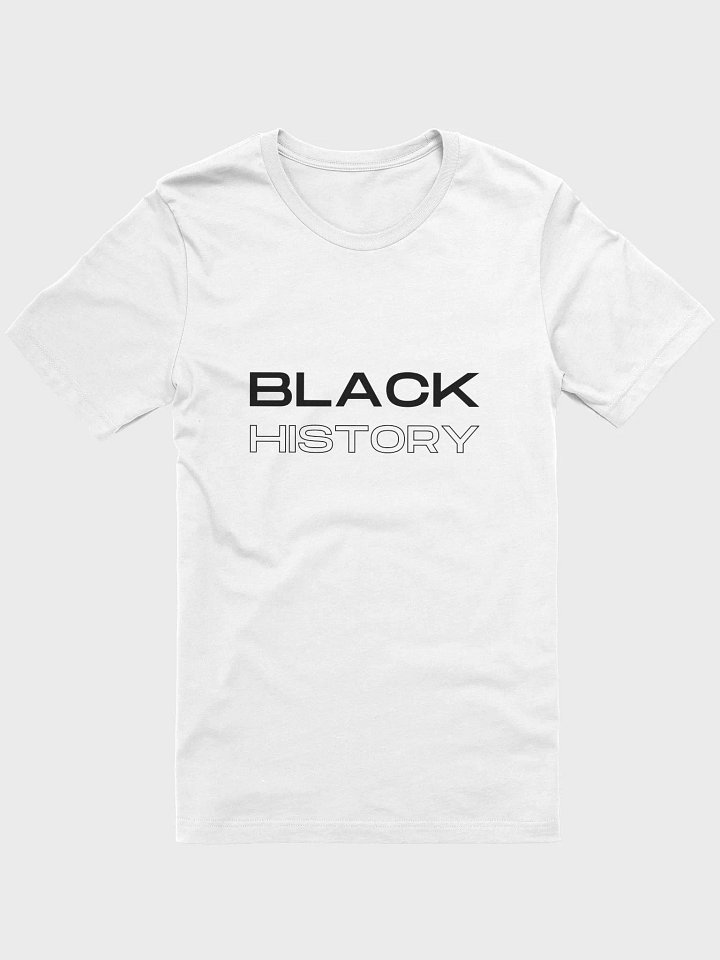 Black History T-Shirt - White product image (1)