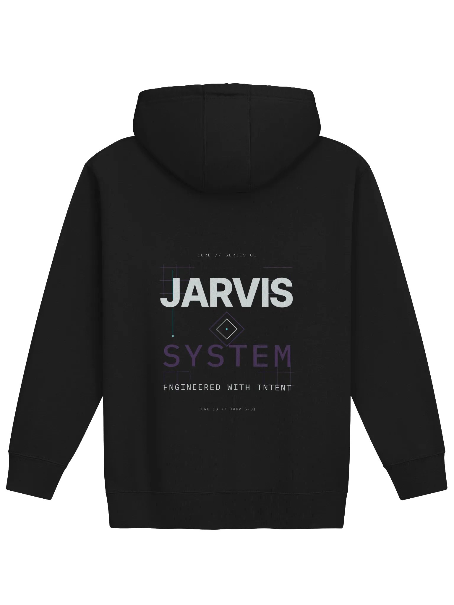 CORE SERIES 01 — OBSIDIAN VIOLET Premium Hoodie product image (2)
