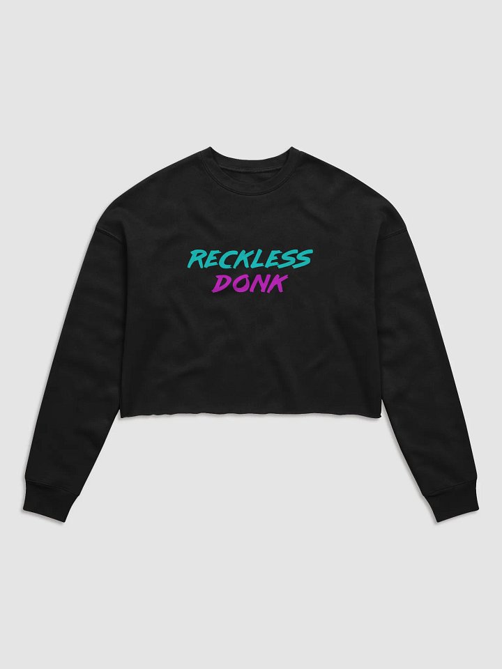RD Neon Logo Crop Fleece Long-sleeved Top product image (1)