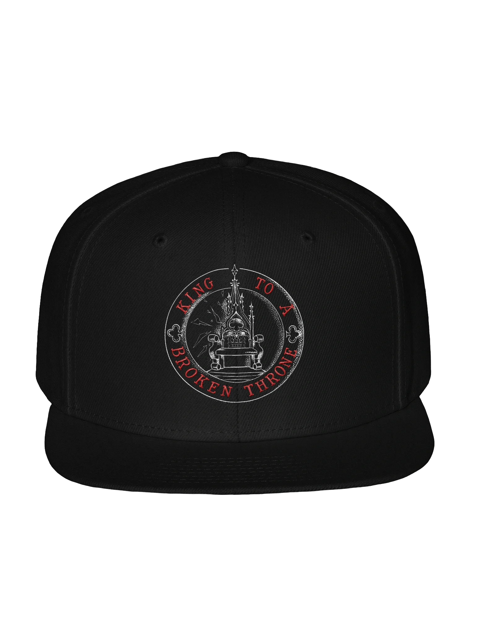 King to a Broken Throne Hat With Throne