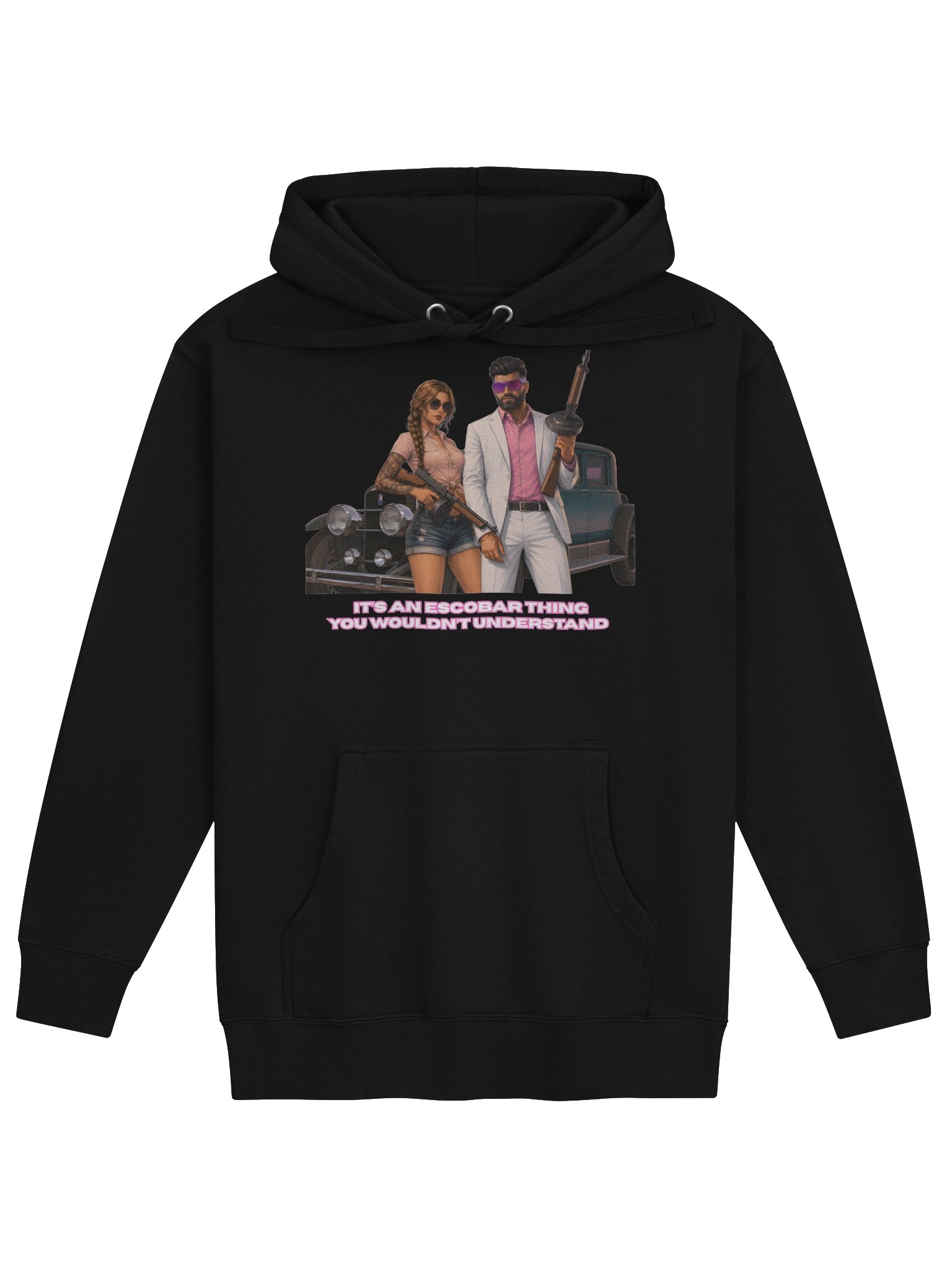 Bonnie and Clyde Escobar Style Hoodie 1 product image (2)