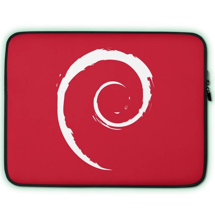 Laptop Sleeve with Debian Swirl product image (1)