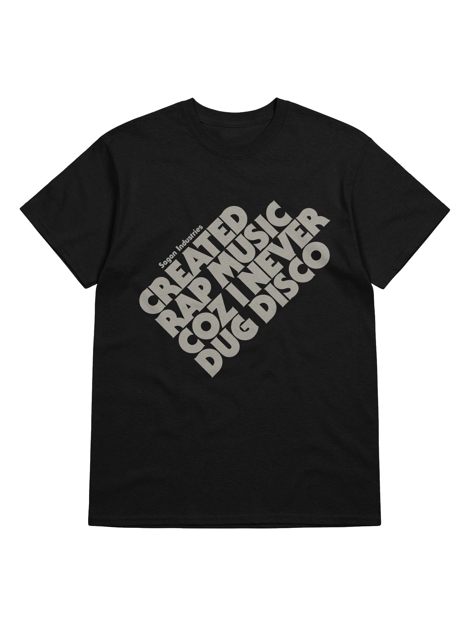 Created Rap Music Tee (Light Print) product image (2)