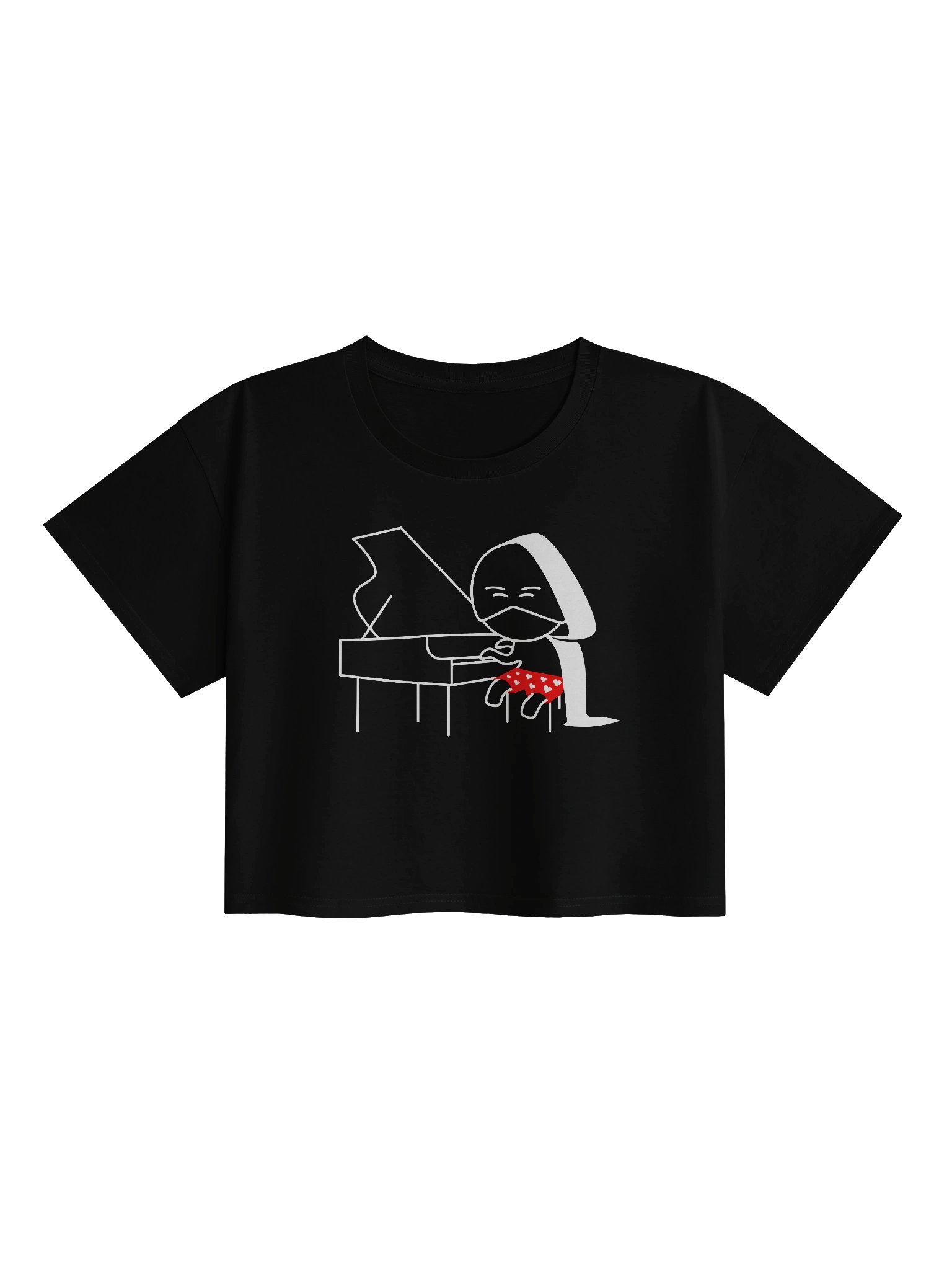 *BRAND NEW* Man. Mask. Piano. Pants. Crop Top (Darker Colours) product image (1)