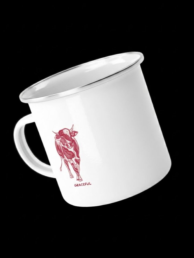 Graceful - Enamel Mug product image (1)