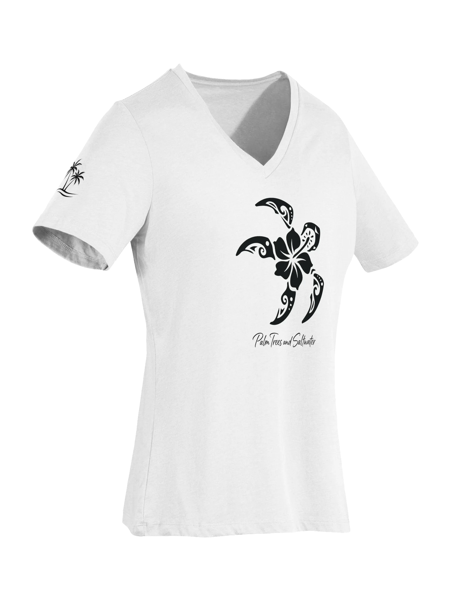 The Hibiscus Honu V-Neck product image (7)