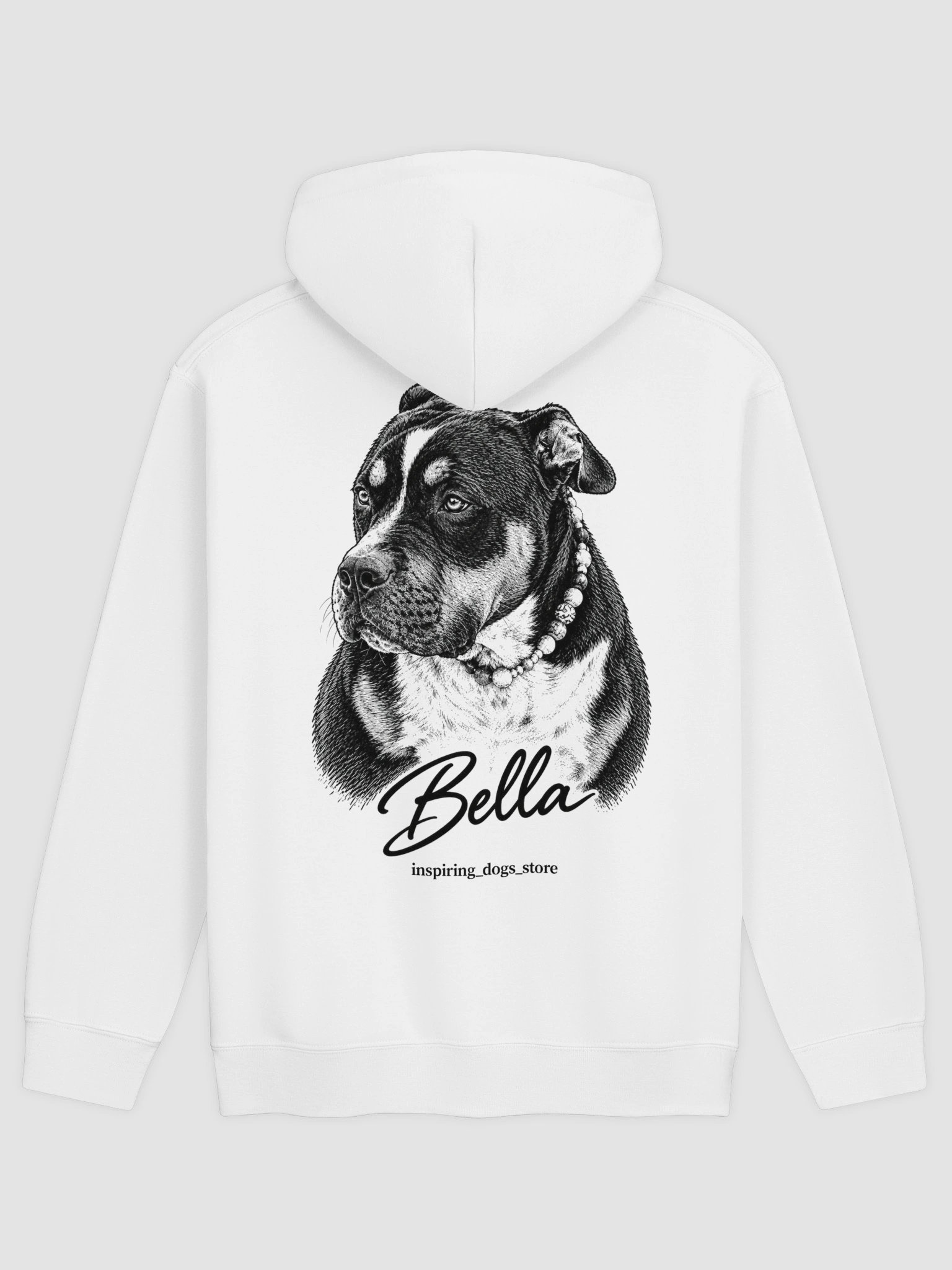 Bella Dog Portrait Hoodie product image (17)
