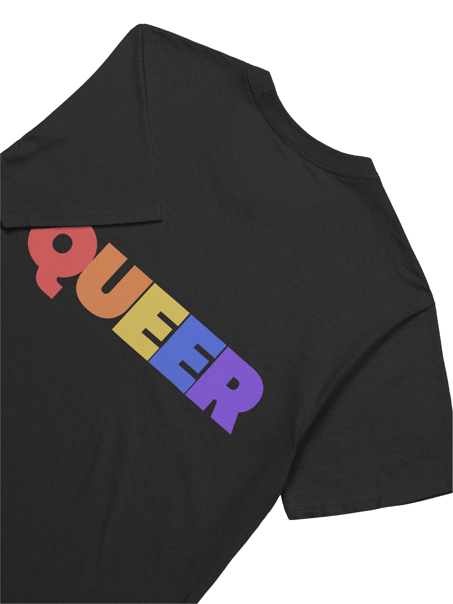 Queer text t-shirt product image (8)