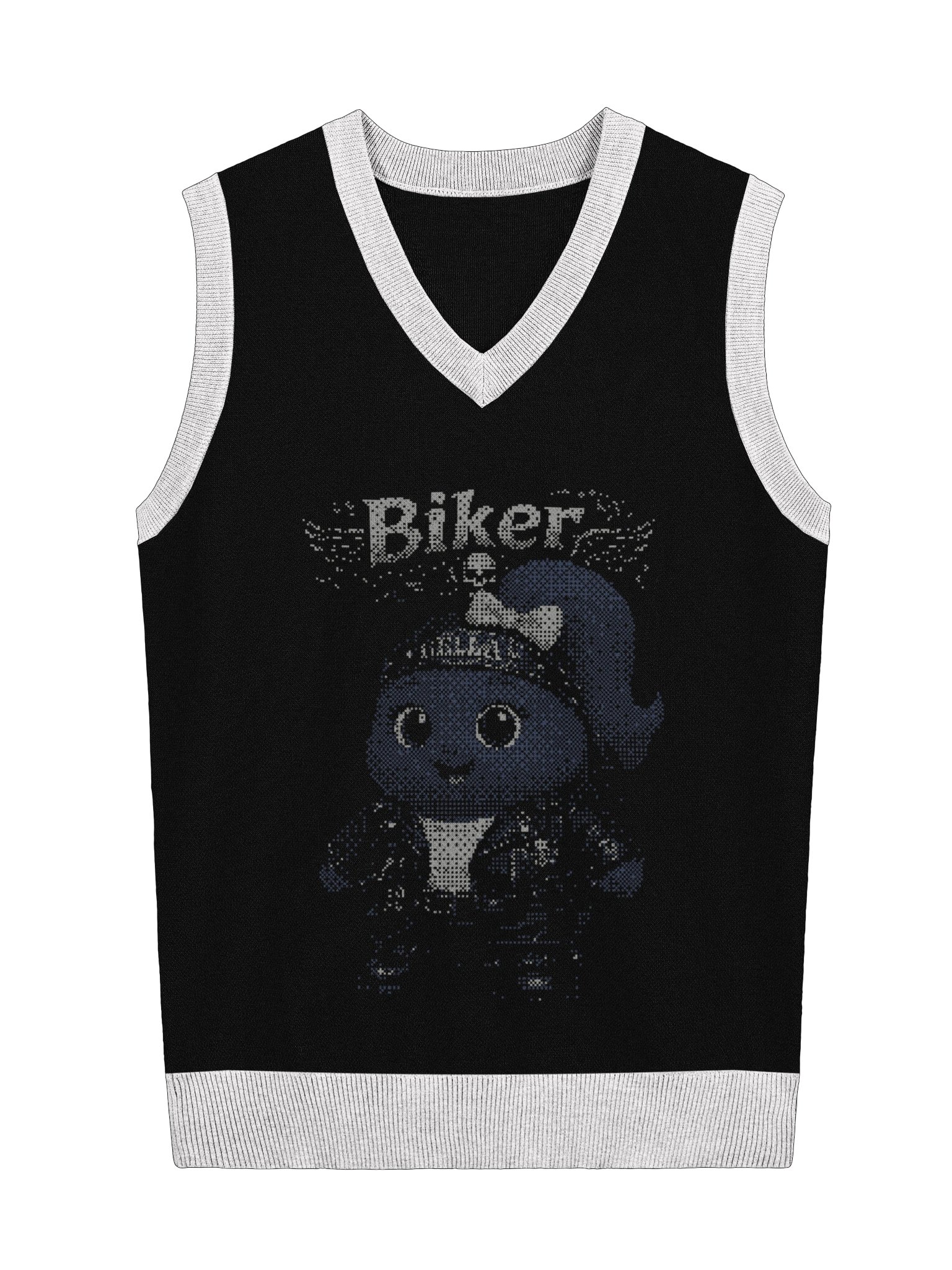 Bella Biker Knitted Vest product image (1)