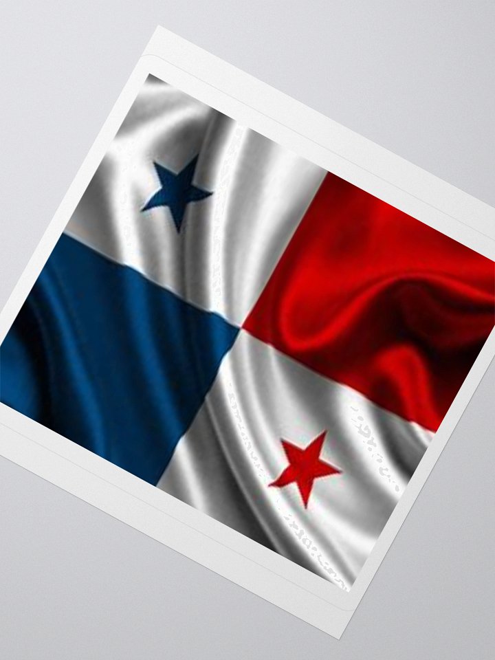 Exclusive Panama Flag Kiss-Cut Stickers - High-Quality Vinyl, Multiple Sizes product image (5)