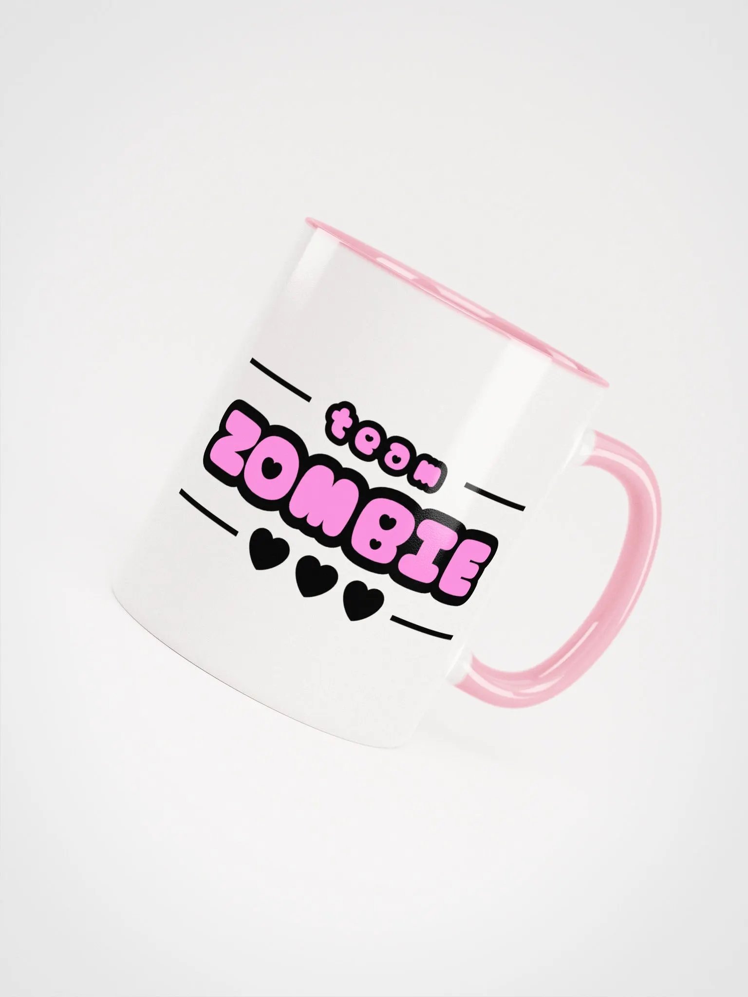 Team Zombie White/Pink Mug product image (4)