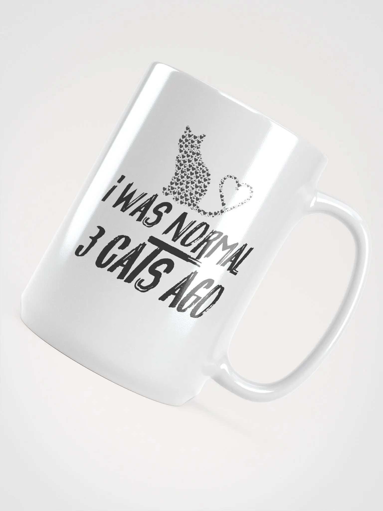 I was normal 3 cats ago - mug product image (4)