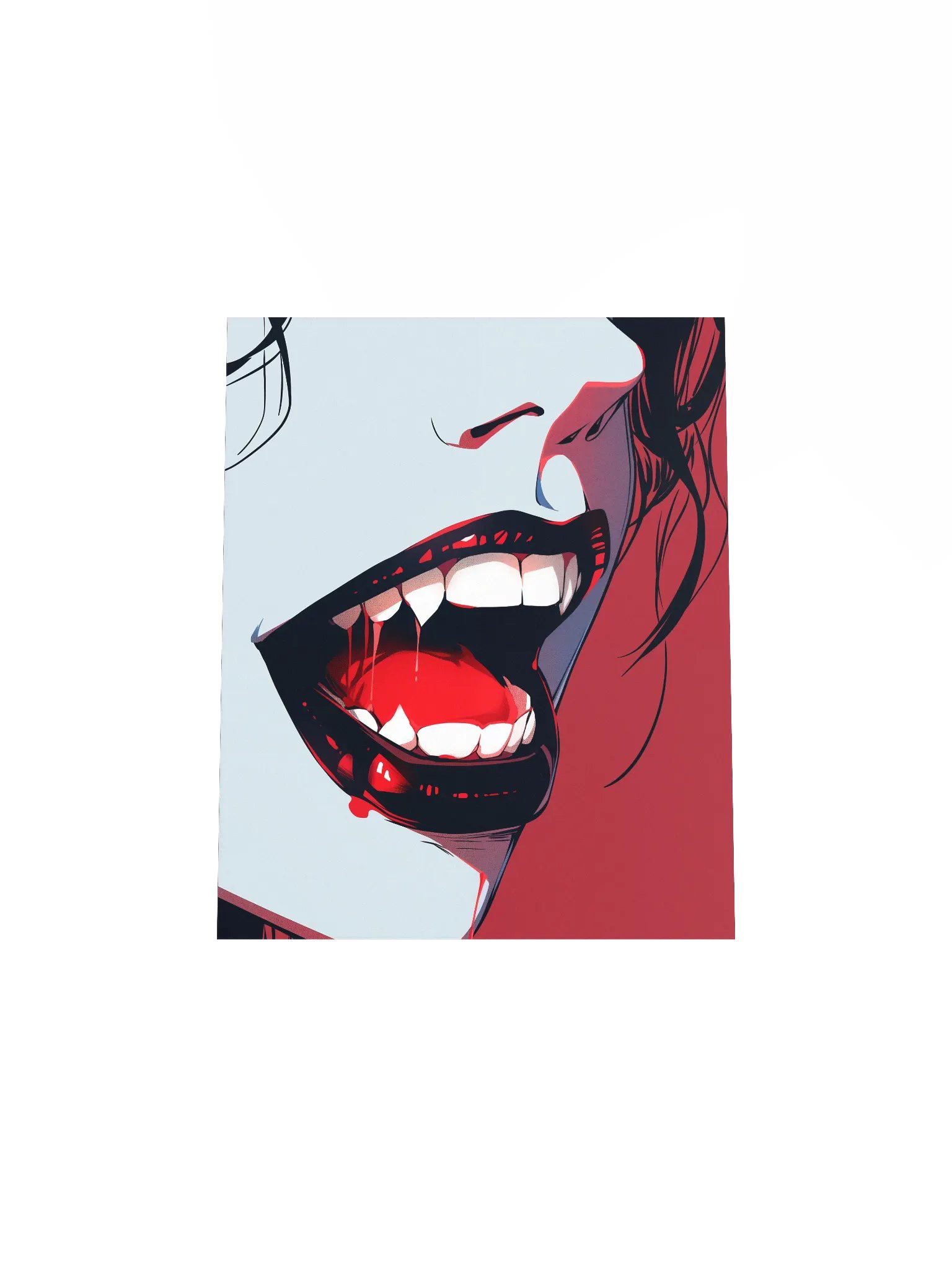 Vampire Fangs Matte Poster product image (22)