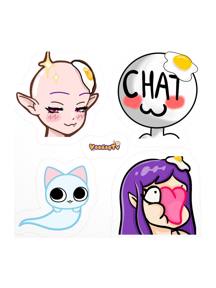 Veekay sticker set product image (1)