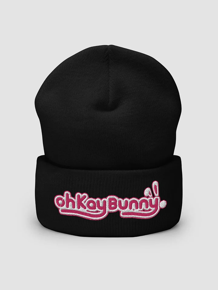 ohKayBunny Embroidered Cuffed Beanie product image (1)