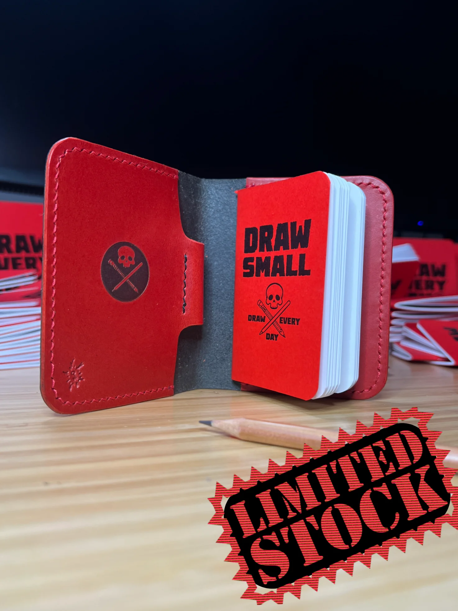 EDC Leather Sketch Wallet (Very Limited, only 1 Left!) product image (1)