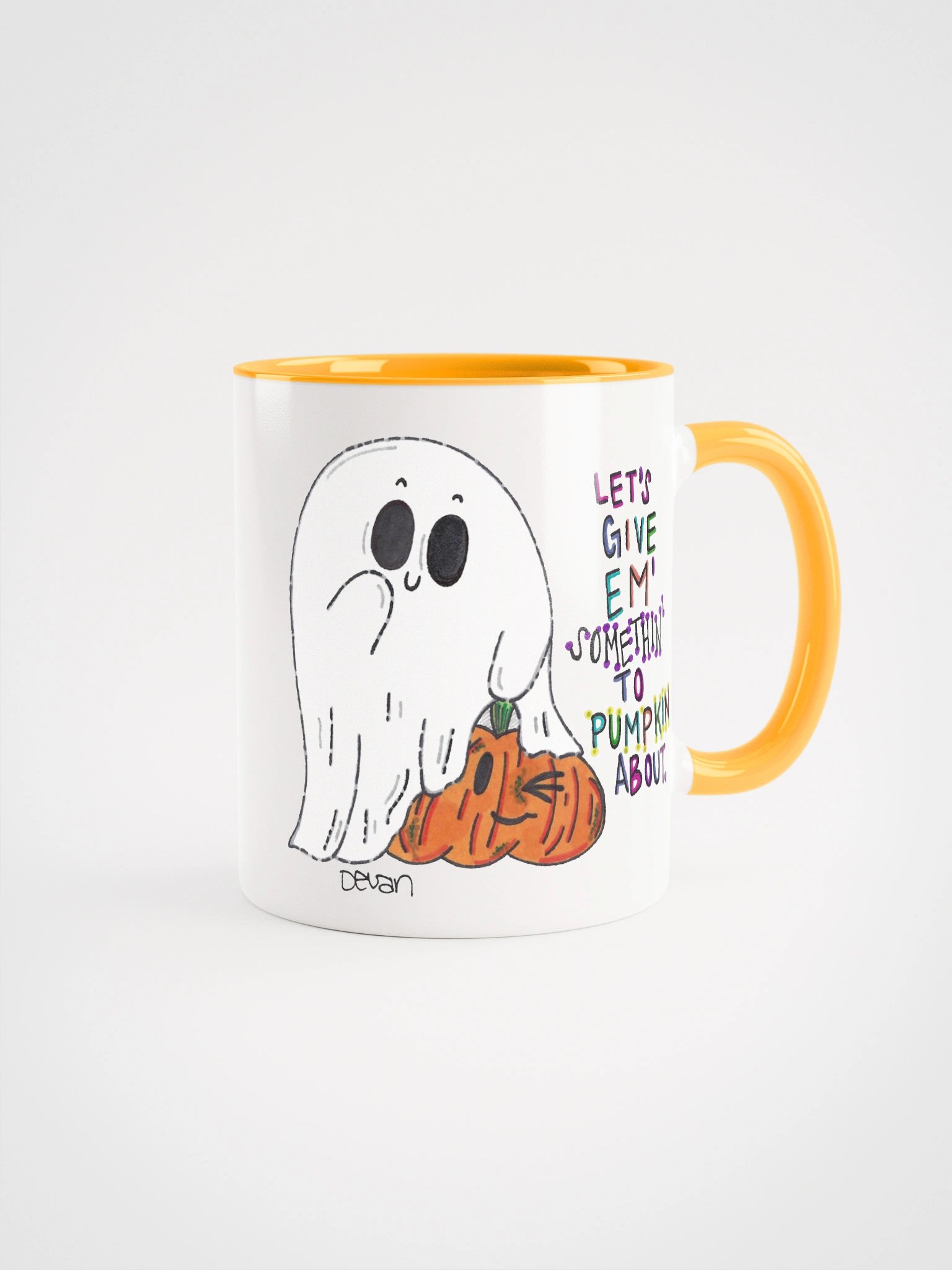 Ghost: Let's Give Em' Pumpkin Mug product image (1)