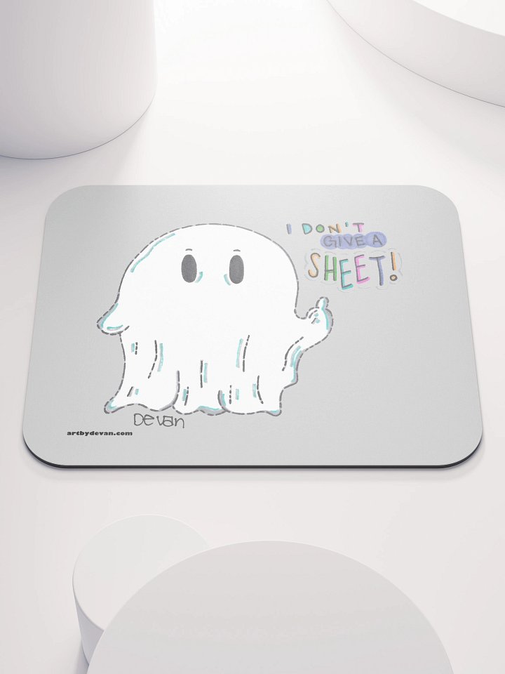 Ghost: Give No Sheets Mousepad product image (1)