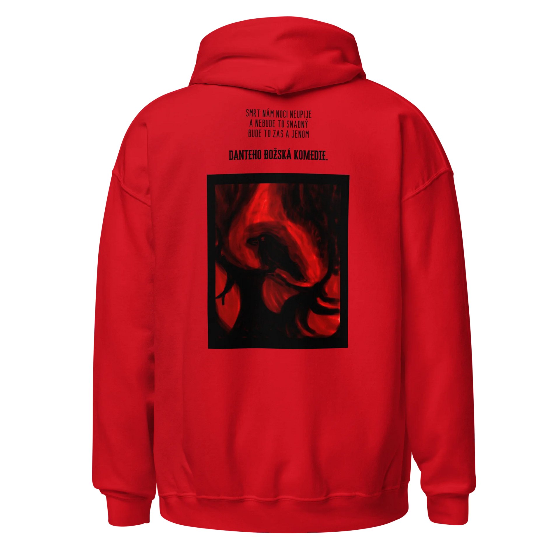 Havran Red Hoodie product image (1)