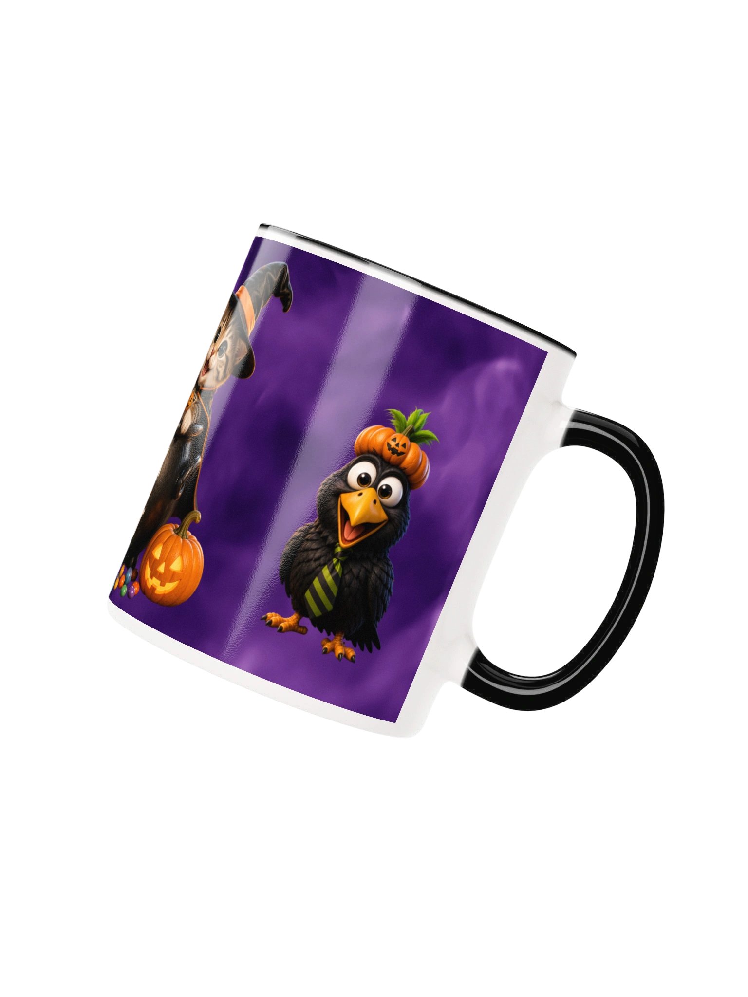 Halloween Black Cat Pumpkin Mug product image (12)