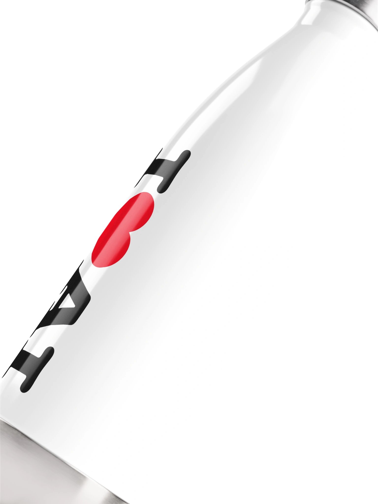 I ❤️ AI - Stainless Steel Water Bottle product image (5)