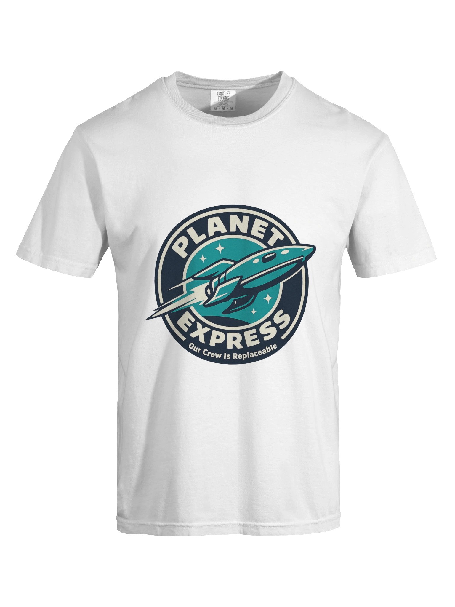 Planet Express-Style Retro Sci-Fi Delivery Tee product image (88)