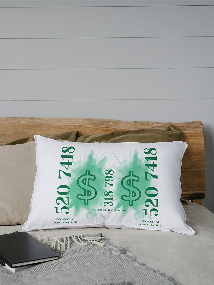 Wealth & Abundance Affirmation Pillowcase product image (1)