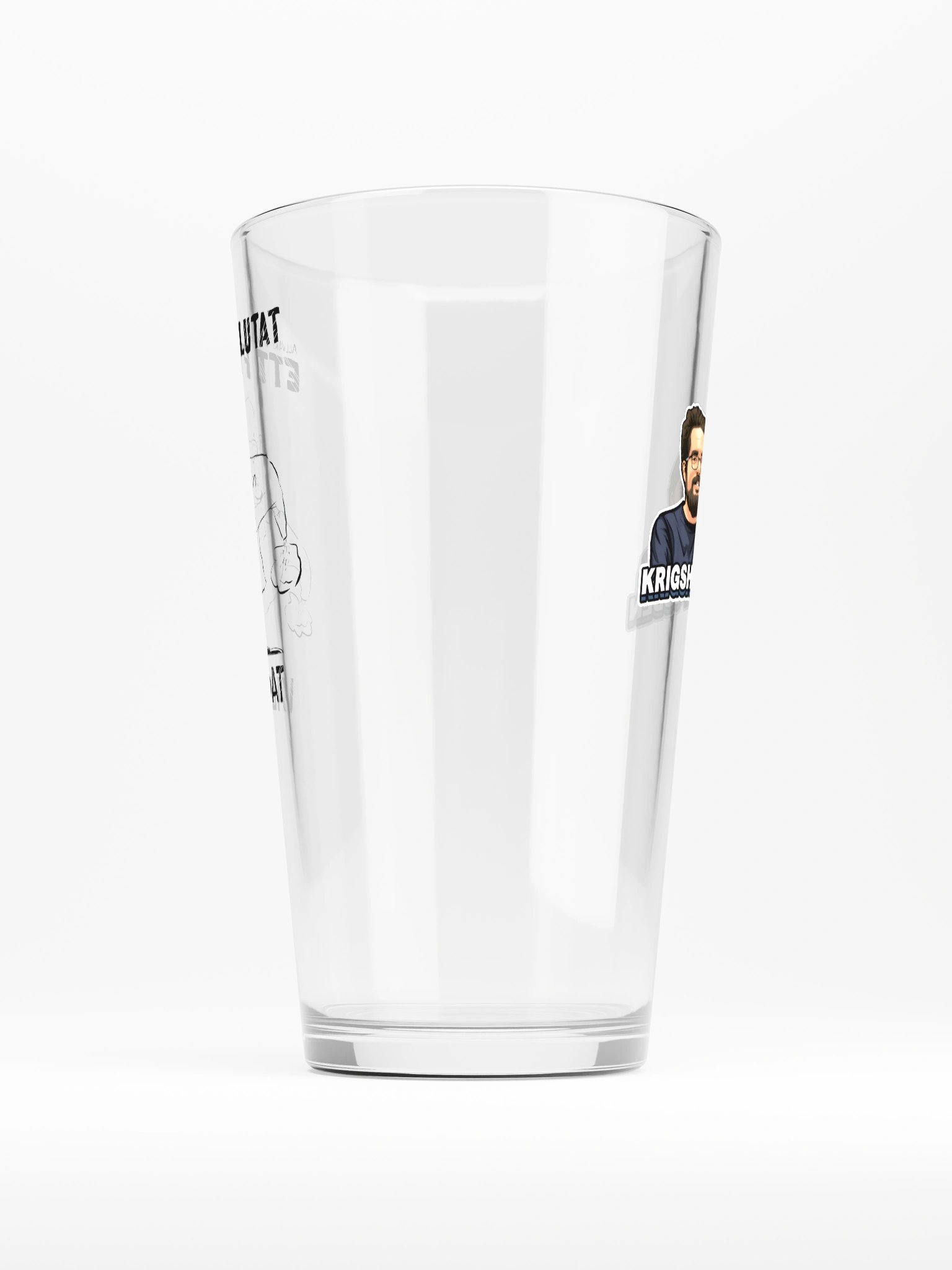 Framåtlutat våldsmandat - Ölglas (signed by @Kluddniklas!) product image (3)