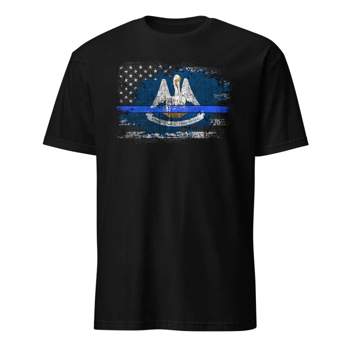 Louisiana Thin Blue Line Flag product image (1)