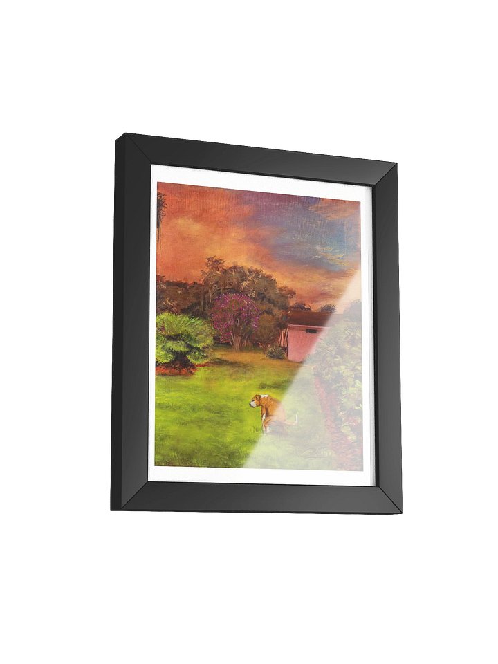 A Not So Private Sunset (Oil Painting) | Framed Matte Print product image (6)