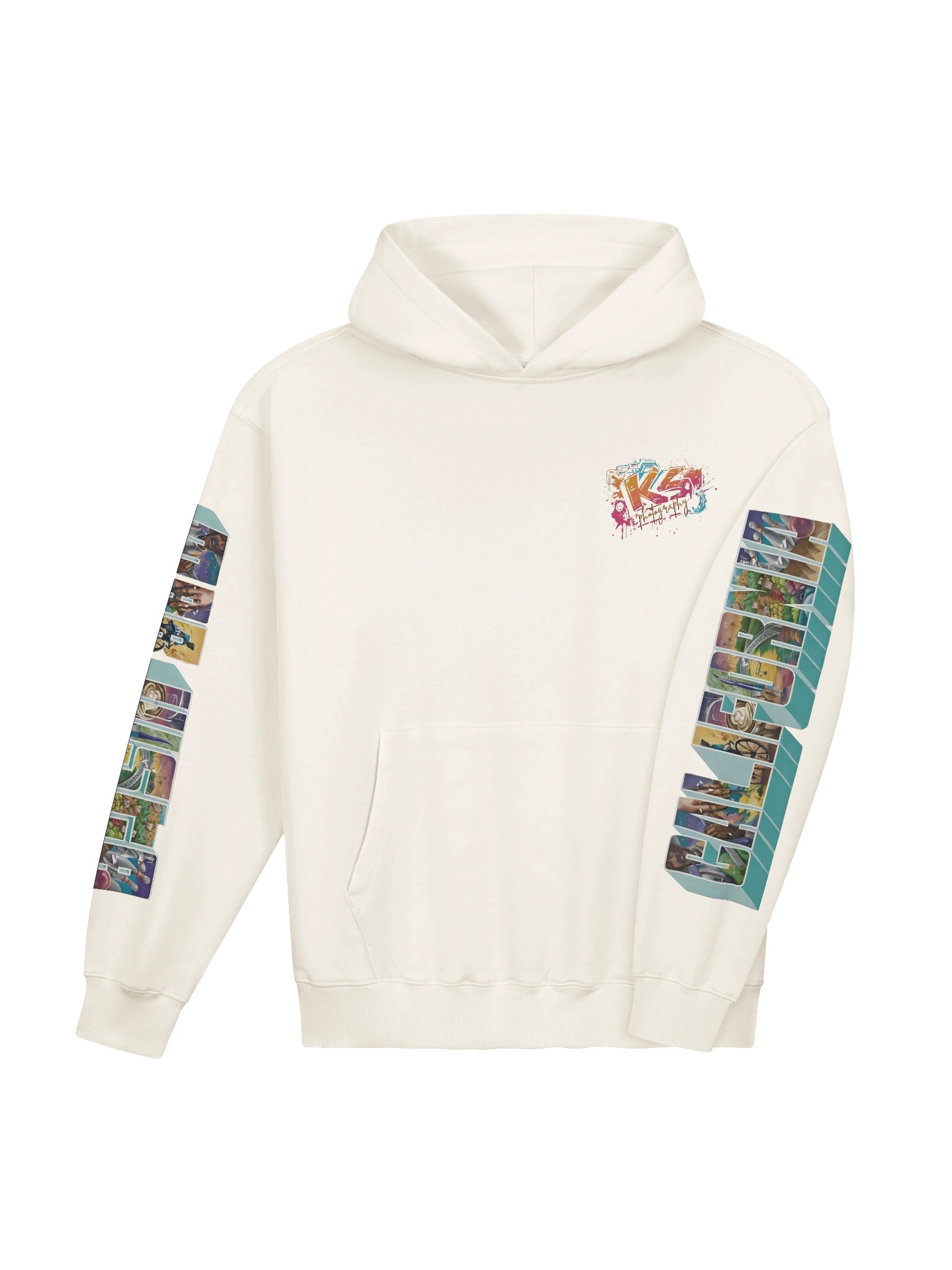 Mars Vista Graffiti Heavy Weight Terry Hoodie product image (4)