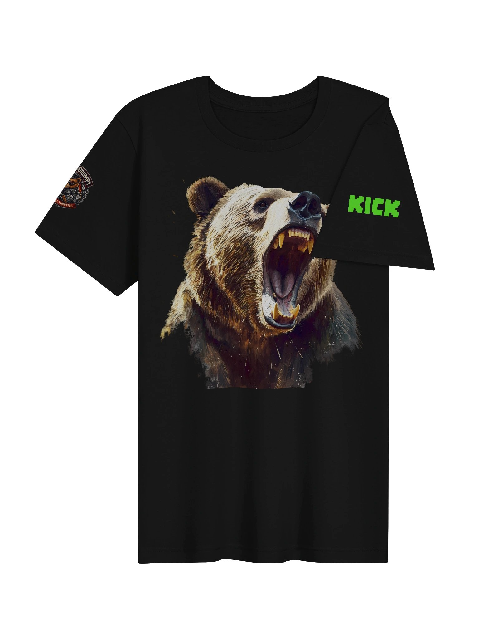 grumpy bear head t shirt product image (4)