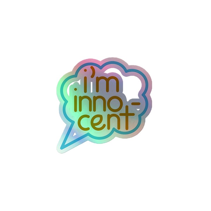 I'm Innocent Holographic Sticker product image (1)