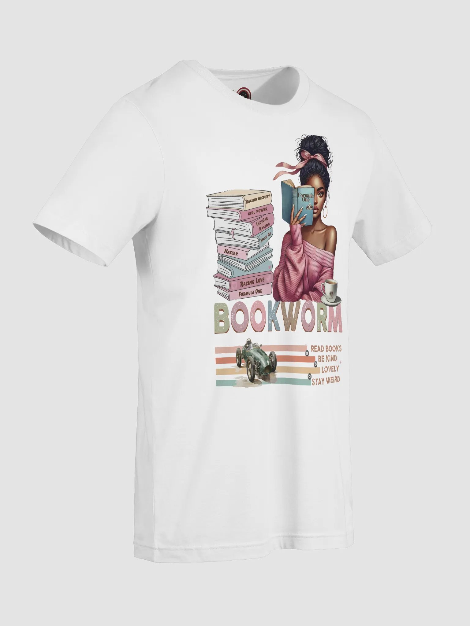Racing Book Lover F1 T-Shirt product image (5)