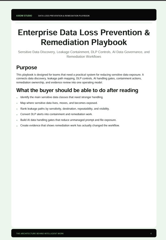 Axiom Enterprise Data Loss Prevention & Remediation Playbook product image (2)