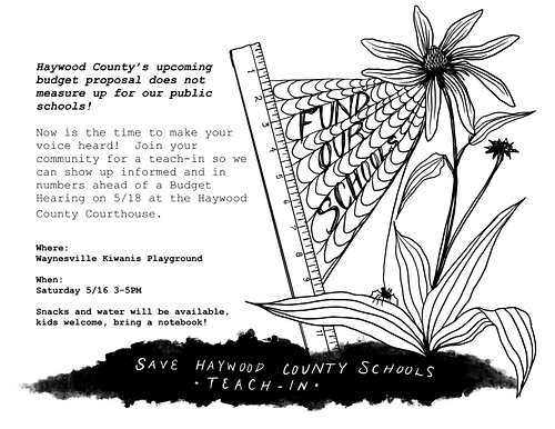 Haywood County’s budget proposal for the upcoming year does not measure up for our public schools!

Increasing our property t...