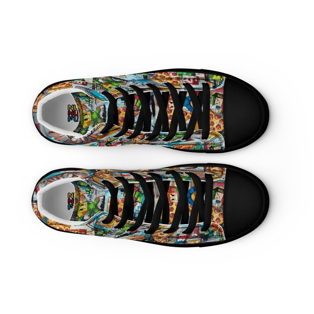 Pizza Modern Art High Top Male product image (9)