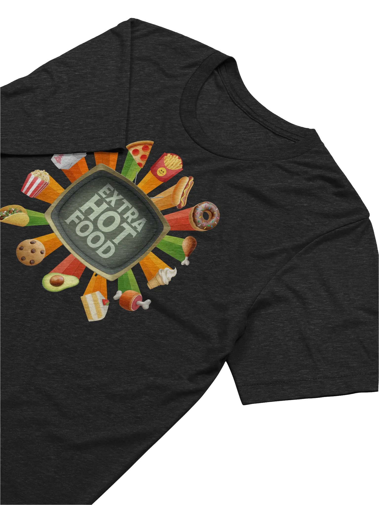 Extra Hot Food / Unisex Tri-Blend Shirt product image (2)