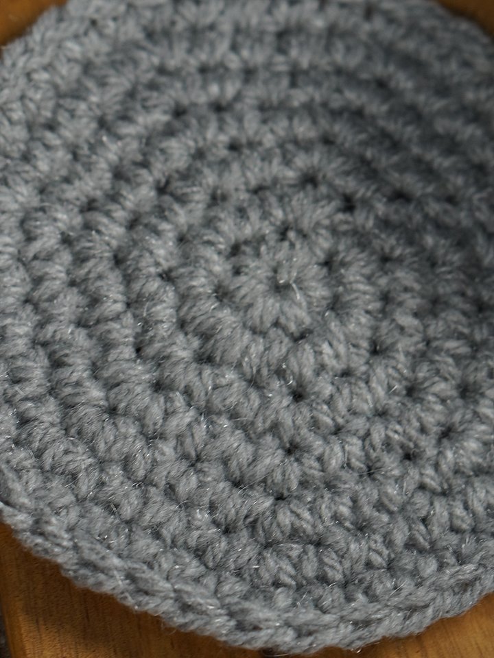 Single crochet flat circle crochet pattern product image (1)