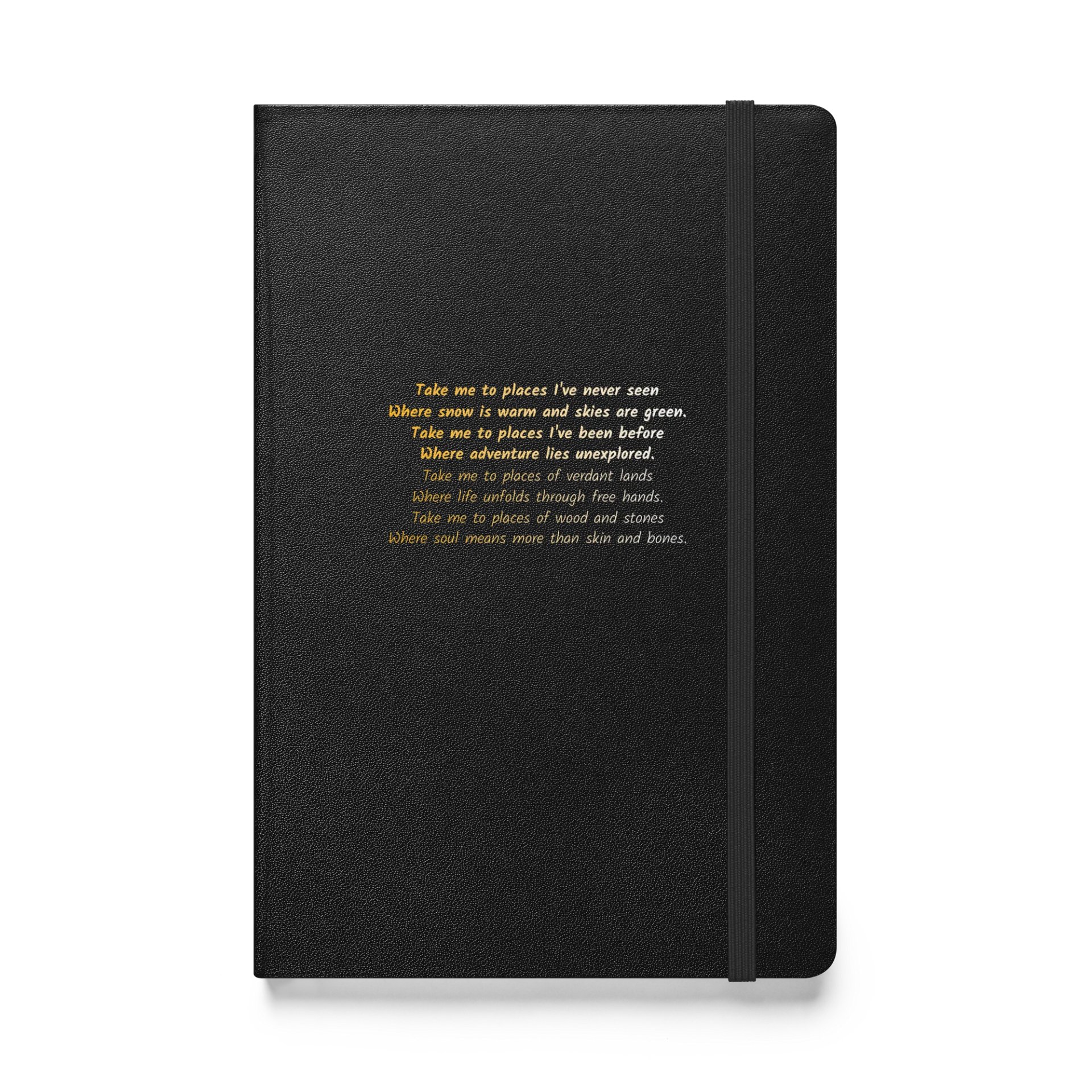 Hardcover Bound Notebook | JournalBook® - BLACK WATER product image (4)