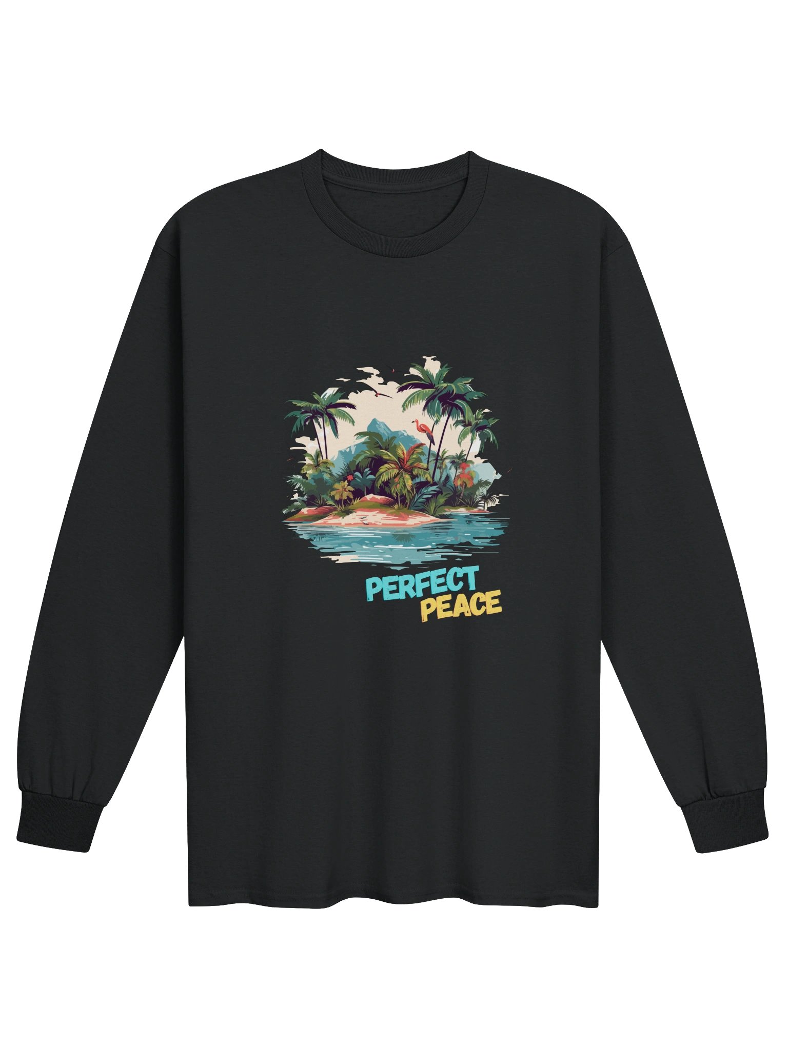Perfect Peace Tropical Women's Long Sleeve Tee product image (4)
