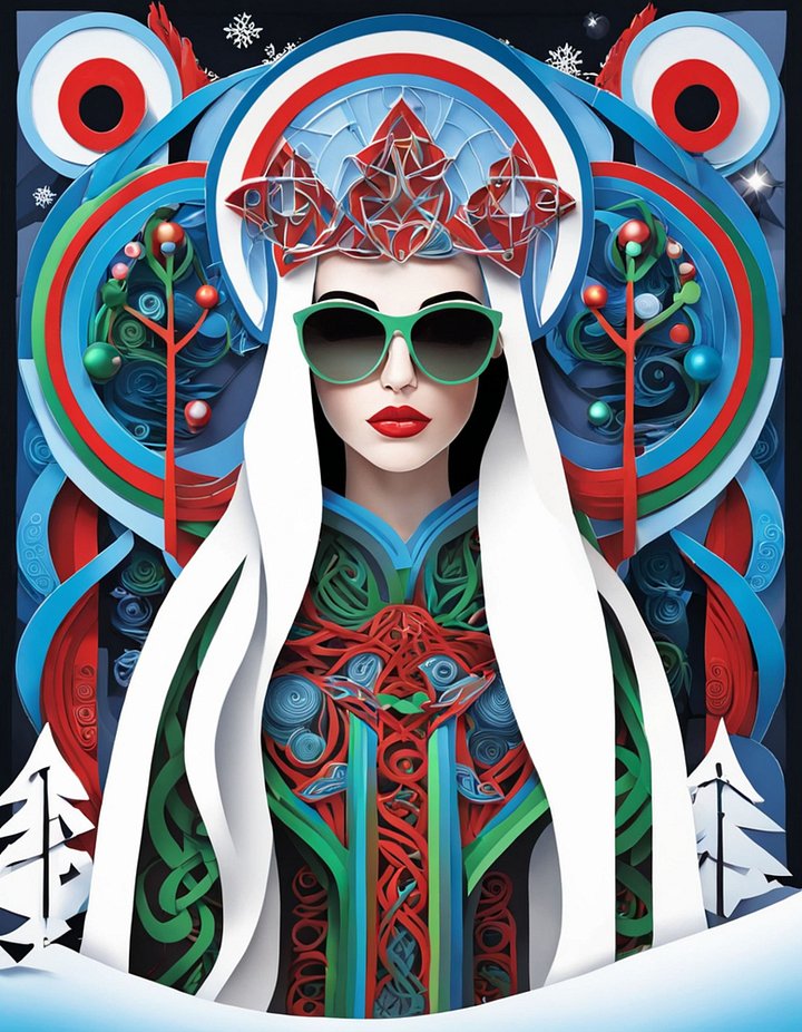 Winter Wiccan 03 - Instant Download product image (1)