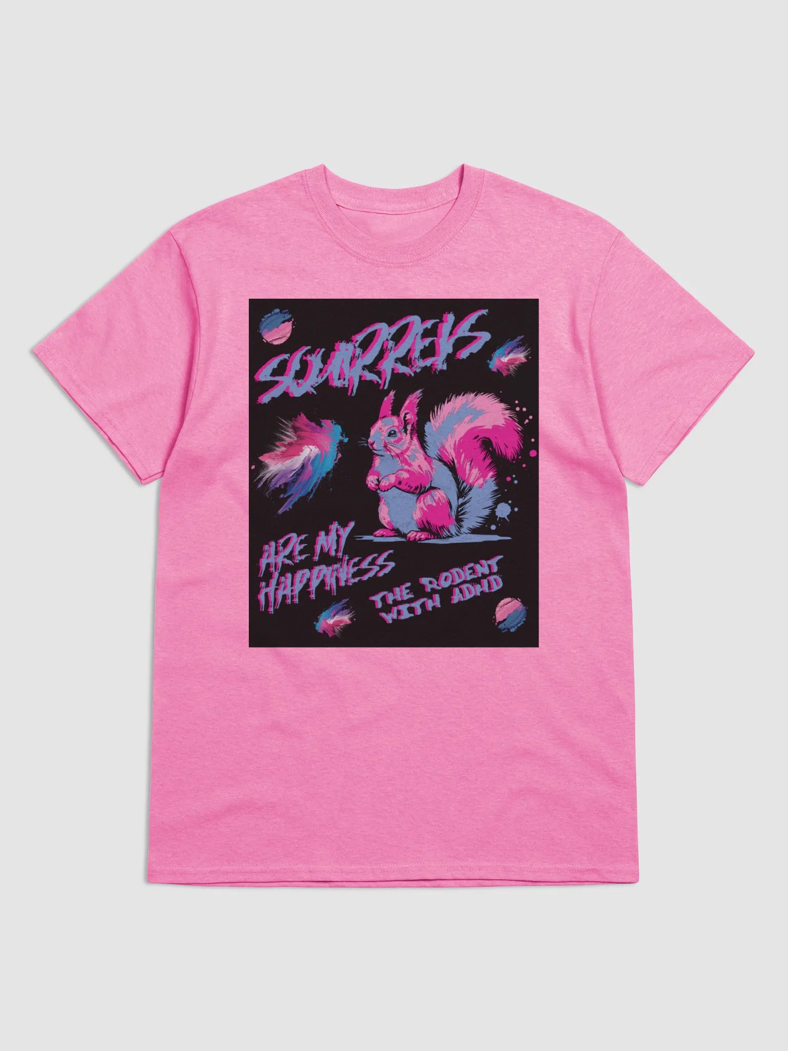 SQUIRRELS ARE MY HAPPINESS SUPERSOFT TEE product image (1)