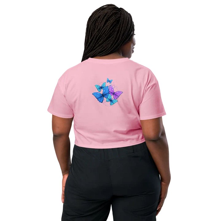 Butterfly: Womens crop t-shirt product image (2)