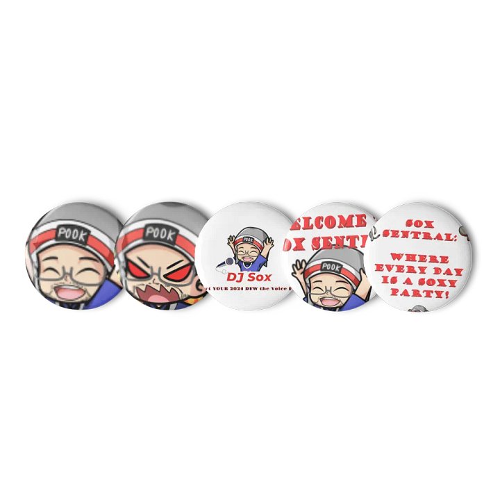 Sox Sentral/DJ Sox Buttons product image (2)
