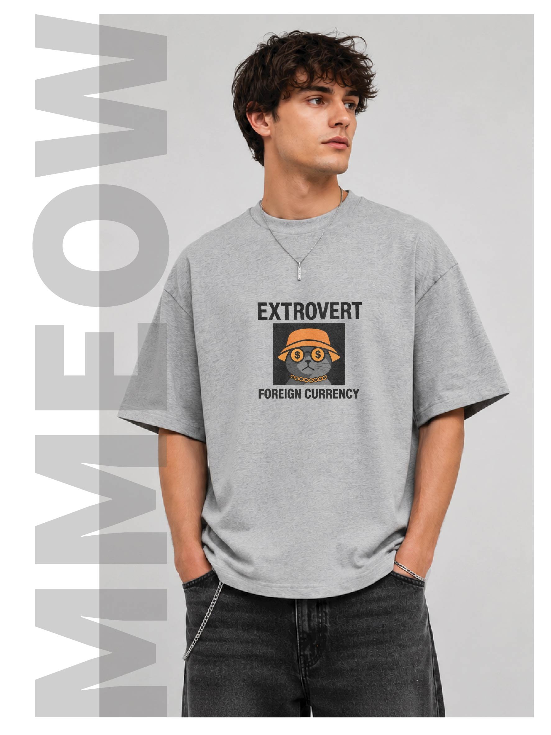 Extrovert BOXY T - SHIRT PRINTED product image (27)