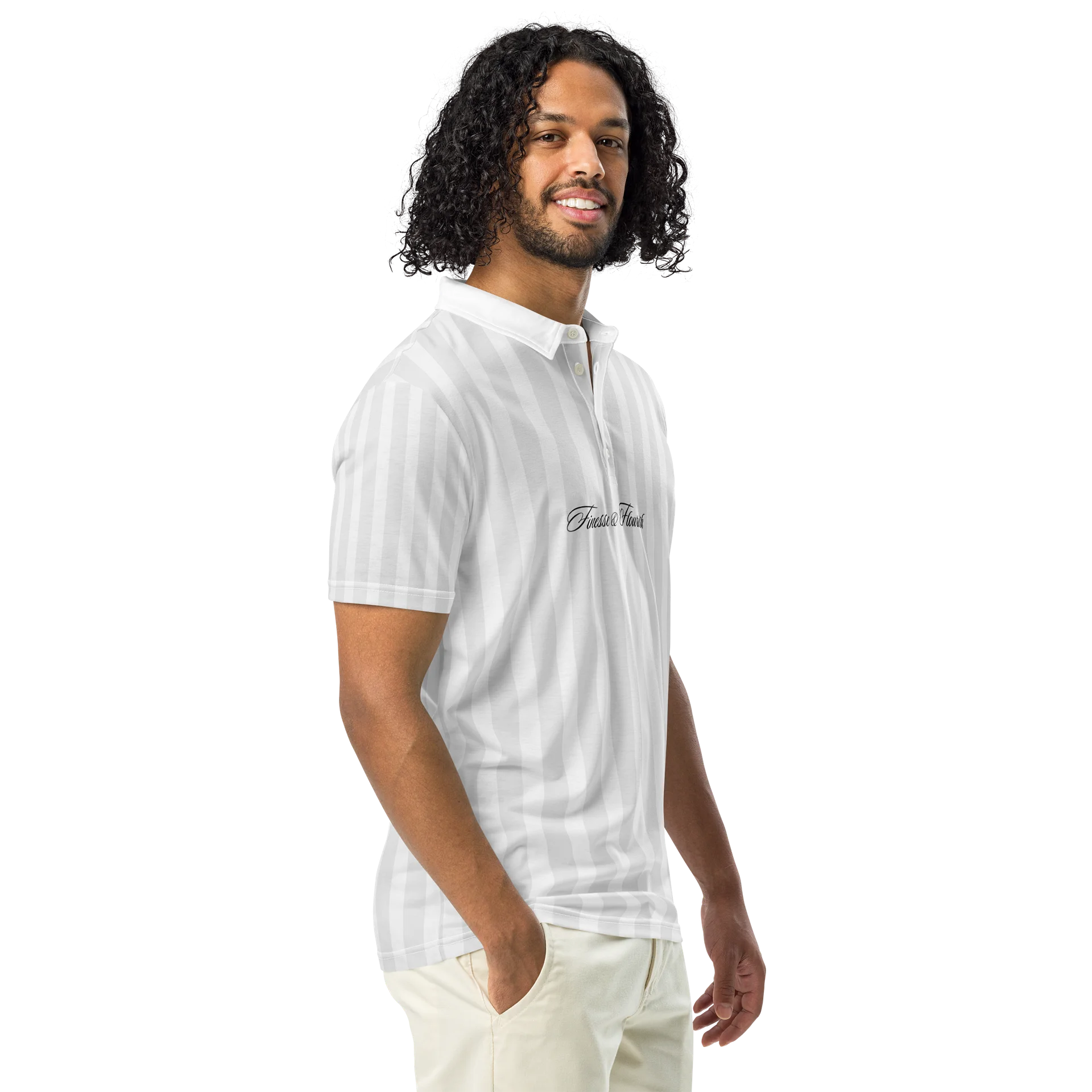 F&F Script Slim Fit Polo Shirt product image (1)